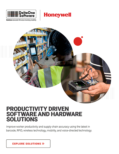 The cover of DeltaOne and Honeywell's solutions brochure.