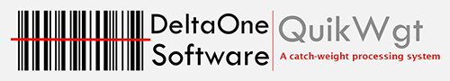 QuikWgt by DeltaOne Software. A catch-weight processing system.